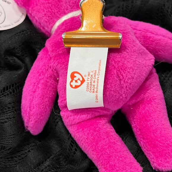 TY Vintage Beanie Babies Burger the Bear McDonald's Teenie Beanie Babies 2004 - Picture 13 of 15